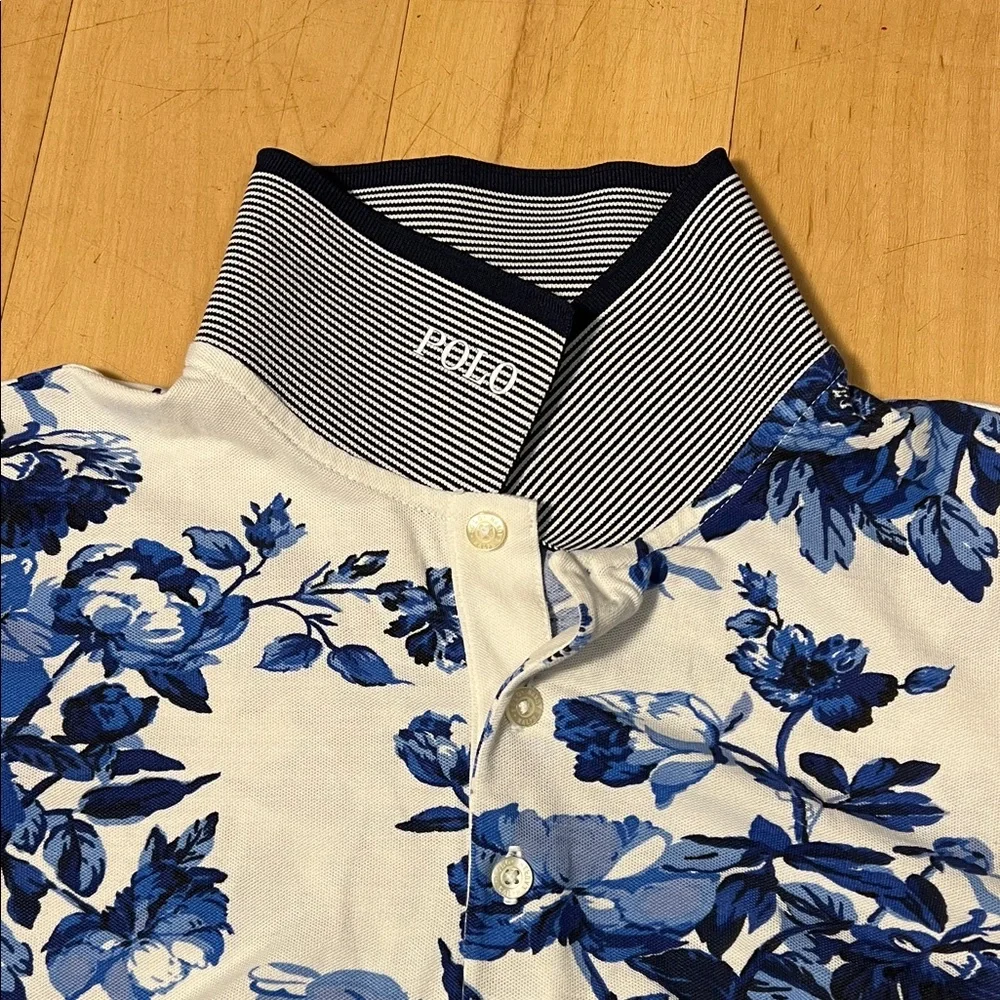 Polo Golf Ralph Lauren Floral Top size Medium - Picture 7 of 15